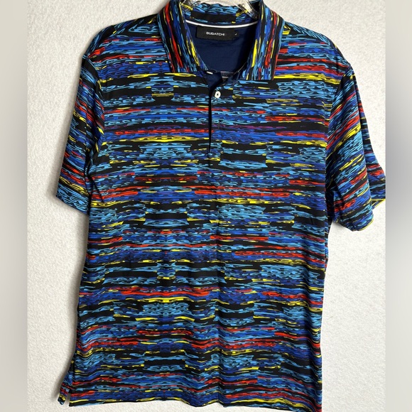 Bugatchi Polo Golf Shirt Size L - Picture 1 of 4